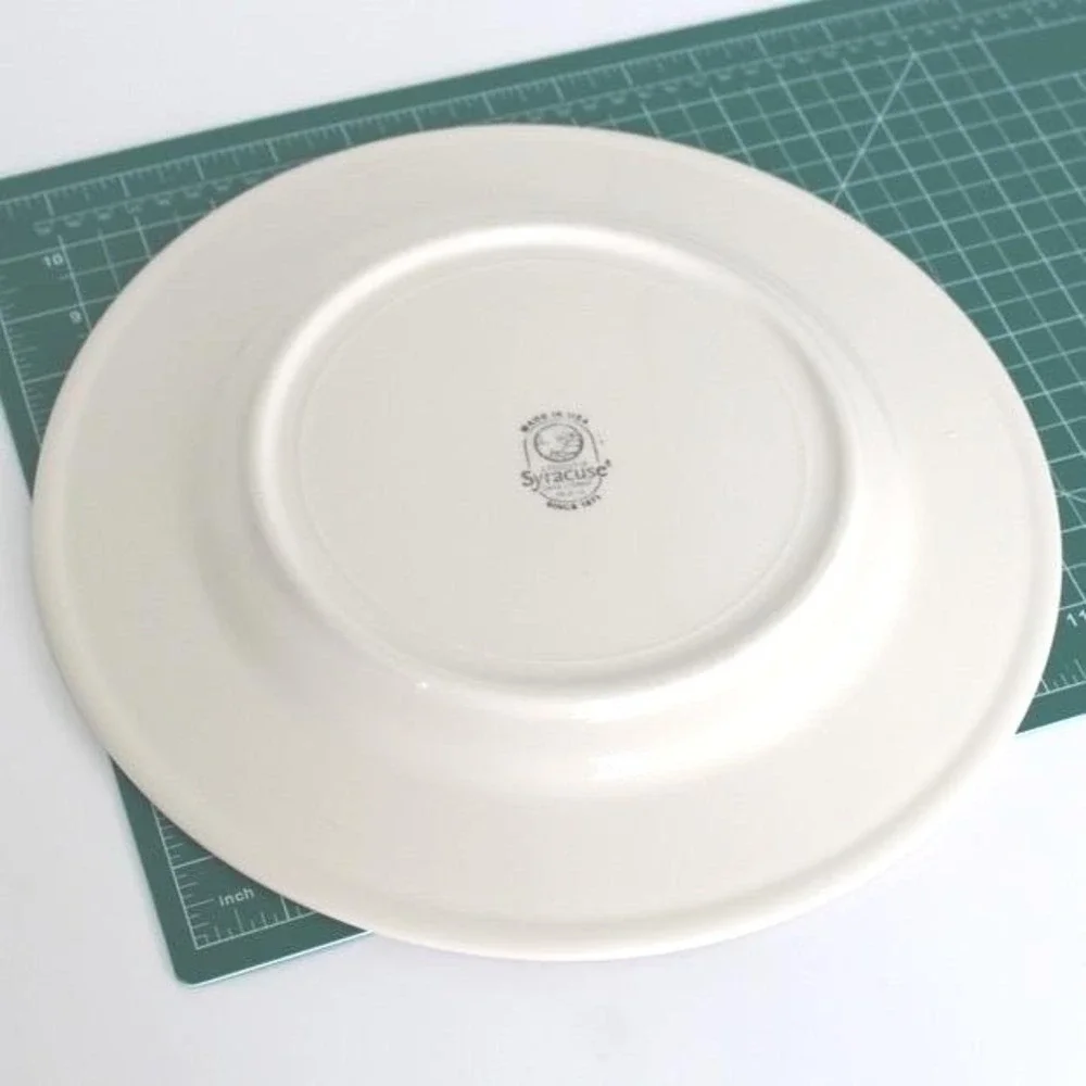Syracuse‎ China Vegetable Pattern Dinner Plate Ceramic Lavender 12